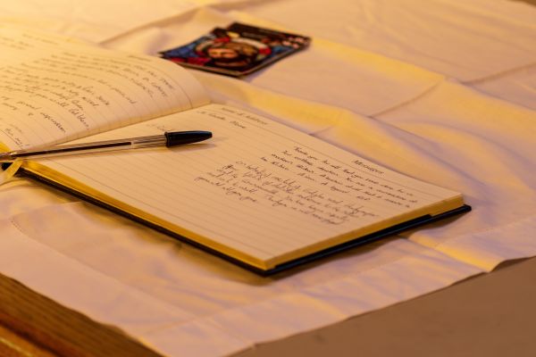 libro de condolencia